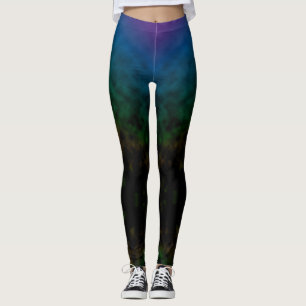 Smaragd-Dämmerung Leggings