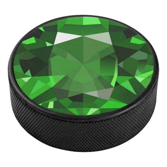 Smaragd Eishockey Puck (3/4)