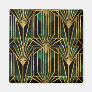 Smaragd-Gold-Art-Déco-Glamour Magnet