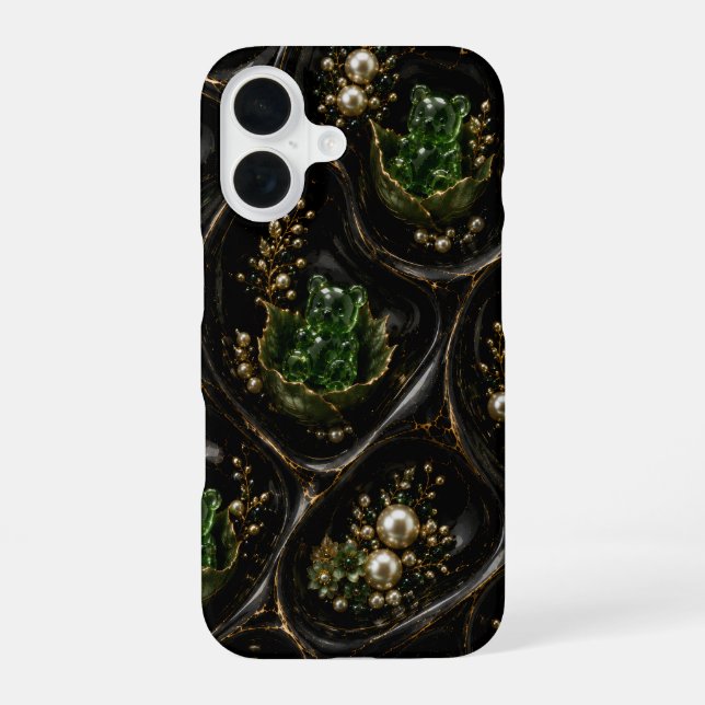 Smaragd-Gummibärchen-iPhone-Hülle iPhone 16 Hülle (Rückseite)