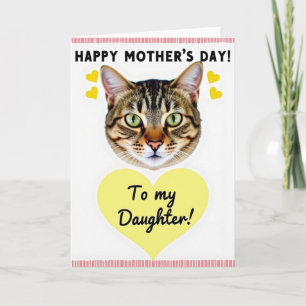 Smaragd Katze Muttertagskarte Karte