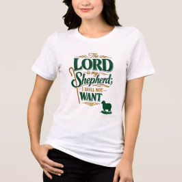 Smaragd-Kreuzung VBS Psalm 23 Freiwilligen-Shirt Tri-Blend Shirt