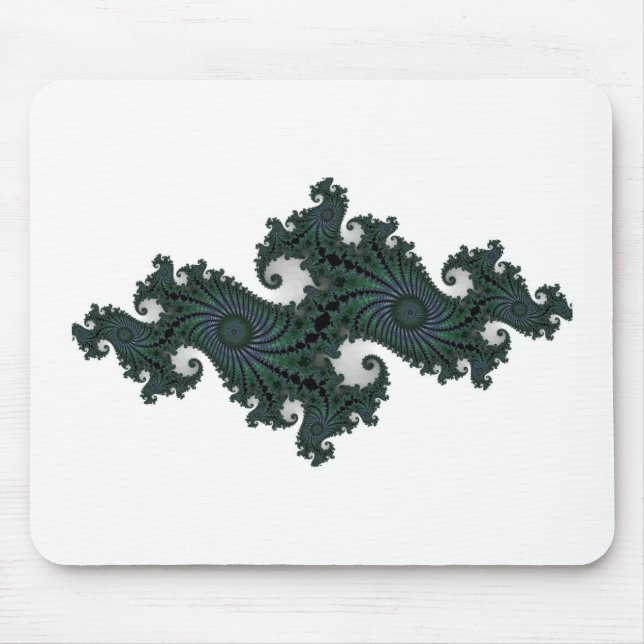 Smaragd-Seepferd Julia-Mauspad Mousepad (Vorne)
