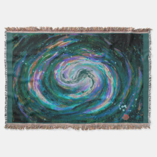 Smaragd und Lila Galaxie Decke