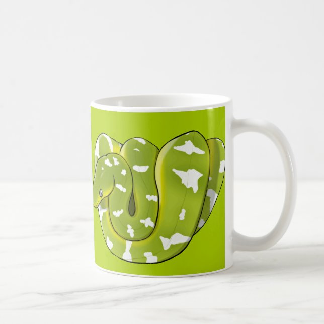 Smaragdbaum-Boa-(aktualisiert) grüne Tasse (Rechts)
