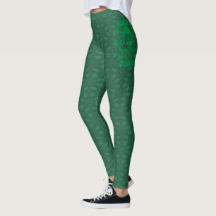 Smaragdbogenschütze Grafik des Pfeil- Leggings