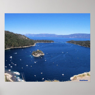 Smaragdbucht-Plakat Poster