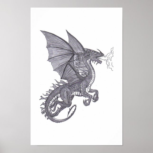 Smaragddrache Poster (Vorne)