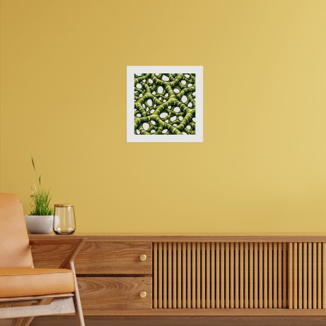 Smaragdgitter Poster (Wohnzimmer 2)