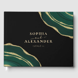 Smaragdgrün Gästebuch