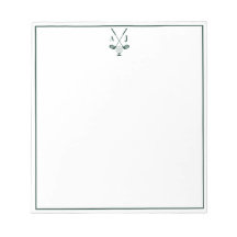 Smaragdgrün Monogramm Golf
