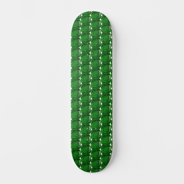 Smaragdgrün Skateboard (Vorderseite)