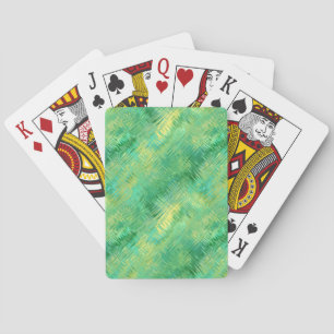 Smaragdgrüne Glastextur Spielkarten