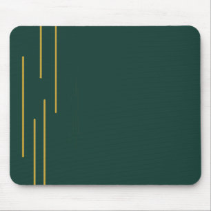 Smaragdgrüne Gold-Geometrie-Mauspad Mousepad