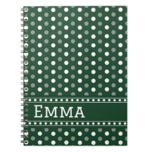 Smaragdgrüne Polka-Punkte