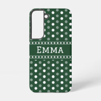 Smaragdgrüne Polka-Punkte