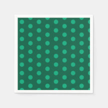 Smaragdgrüne Polka-Punkte