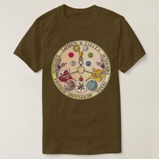 Smaragdina Tablet of Emerald T-Shirt (Design vorne)