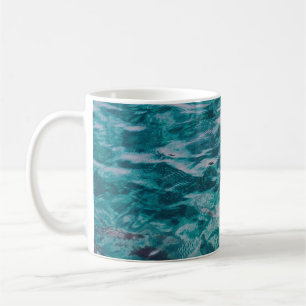 Smaragdozeanwellen Kaffeetasse