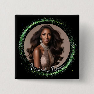 Smaragdstaub-Pageant-Button Button