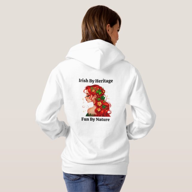 Smaragdverzauberung: Feiertag St. Patty individuel Hoodie (Schwarz voll)
