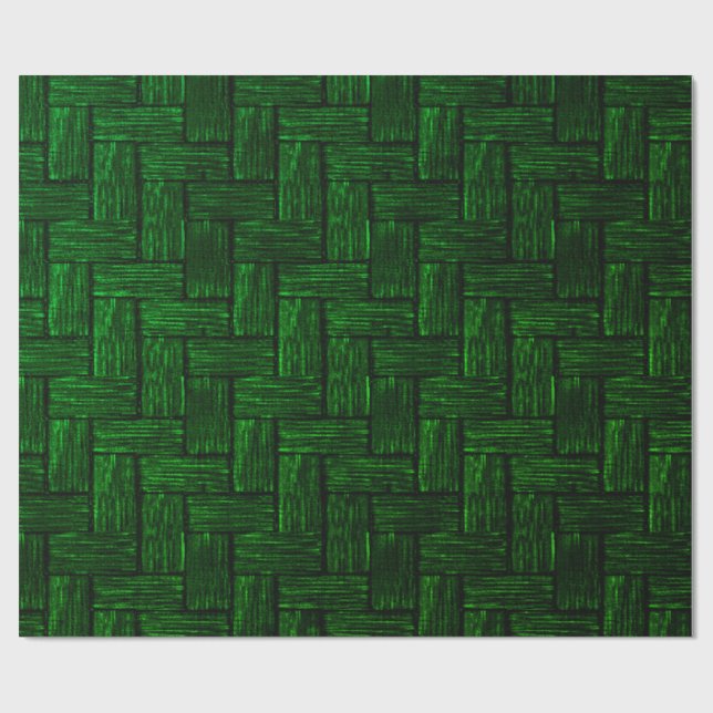 Smarald Block Wrapping Paper Geschenkpapier (Flach)