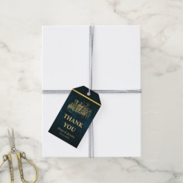 Smarald Gold Elegant Fairy Tale Gastgeschenk Hochz Geschenkanhänger