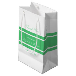 Smarald Green Modern Wedding Kleine Geschenktüte