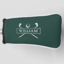 Smarald Green Personalisiert Name Clubs und Ball Golf Headcover