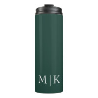 Smarald Green und White | Modernes Monogramm