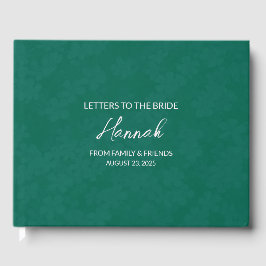 Smarald Letters to Bride Keepake Notebook Gästebuch