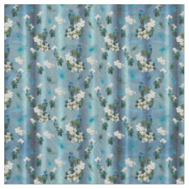 Smarald Silk Peacock Feathers laufen Print Stoff