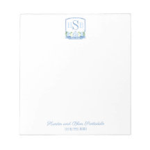 Smart 3 Letter Monogram Hydrangea Ginger Jar Wappe