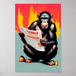 Smart Ape Poster - Anpassbare Wand an Wand Kunst