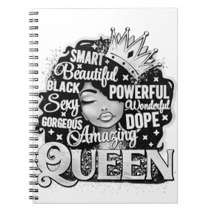 Smart Beautiful Phantastisch Black Queen Melanin S Notizblock