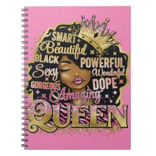 Smart Beautiful Phantastisch Black Queen Melanin S Notizblock