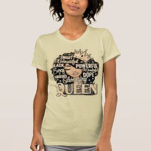 Smart Beautiful Phantastisch Black Queen Melanin S T-Shirt