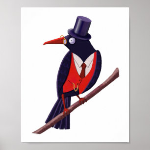 Smart Bird Poster