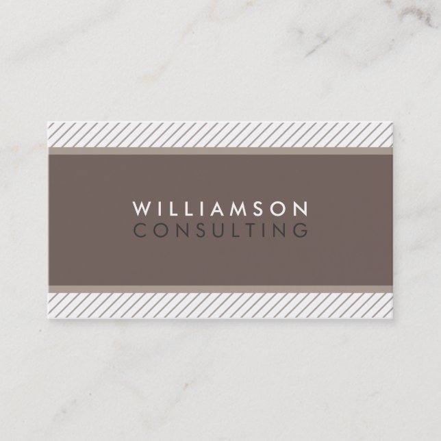SMART BUSINESS CARD :: schlicht modern und trendig Visitenkarte (Vorderseite)