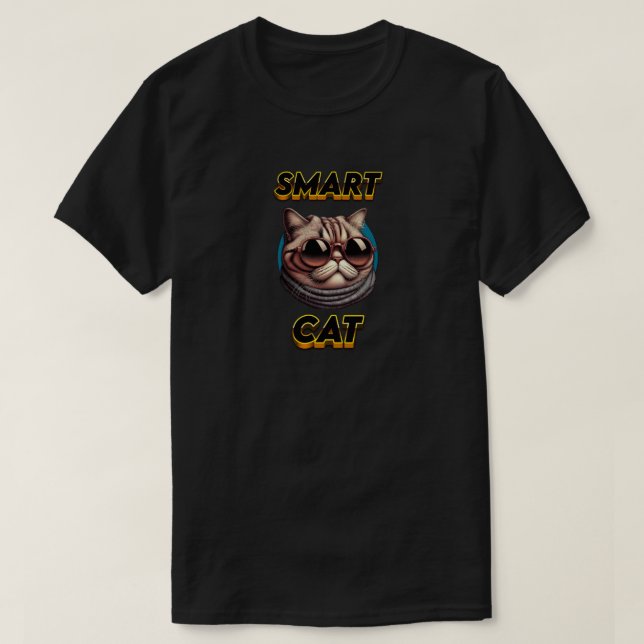 Smart Cat T-Shirt (Design vorne)