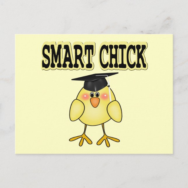 Smart Chick Postkarte (Vorderseite)