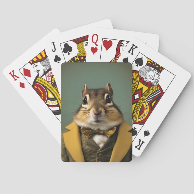 Smart Chipmunk Spielkarten (Rückseite)