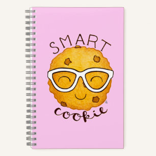 Smart Cookie, Niedliches Cookie mit Brille Notizbuch