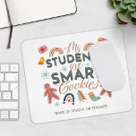 Smart Cookies Boho Weihnachten Mousepad<br><div class="desc">Fügen Sie Ihren Schulnamen zu diesem niedlichen Weihnachtskonzept "Meine Schüler sind intelligente Cookies" für Lehrer hinzu</div>