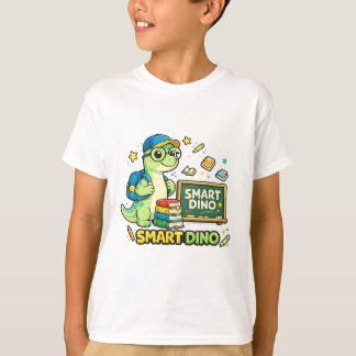 Smart Dinosaur Back to School T-Shirt