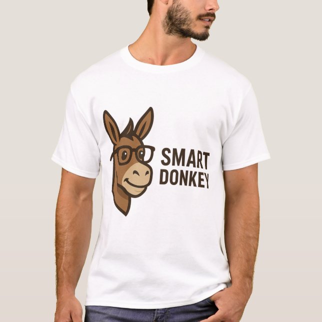 SMART DONKEY FUNNY T-Shirt (Vorderseite)