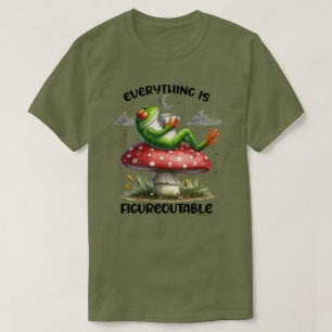 Smart Frog Zitat Grafik T-Shirt - Figureoutable