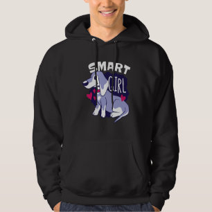 Smart Girl Dog Besitzer Puppy Pet Beagle Beagle Hoodie