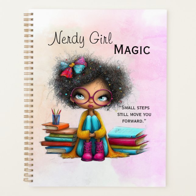 Smart Girl Motivational Study Planner Planer (Vorderseite)
