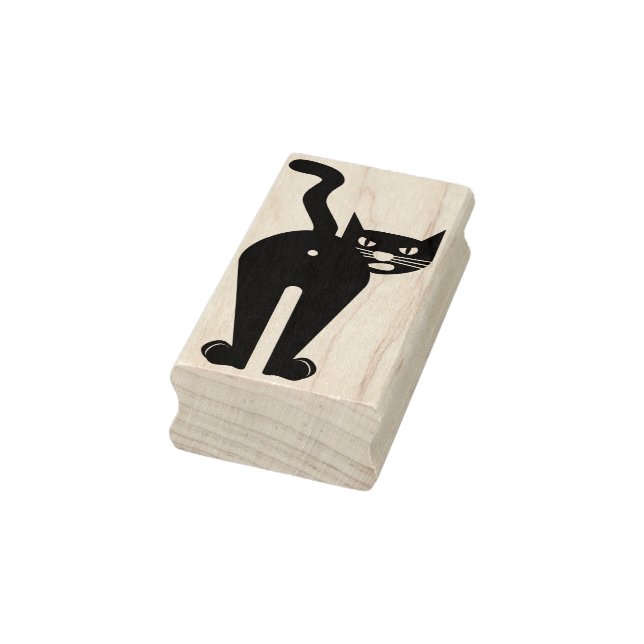 Smart Hintern Cat Art Briefmarke Gummistempel (Stempel)
